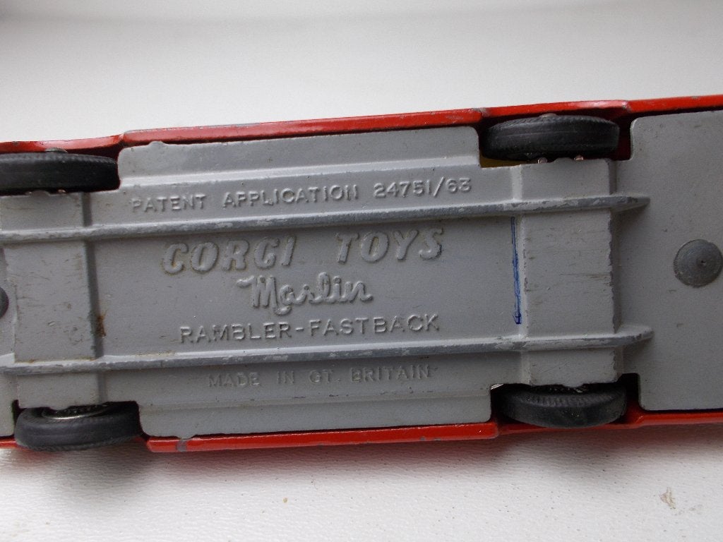 1966 Corgi Toys 263 MARLIN  RAMBLER FAST BACK. I.g.st., Ophalen of Verzenden, Zo goed als nieuw, Auto, Corgi