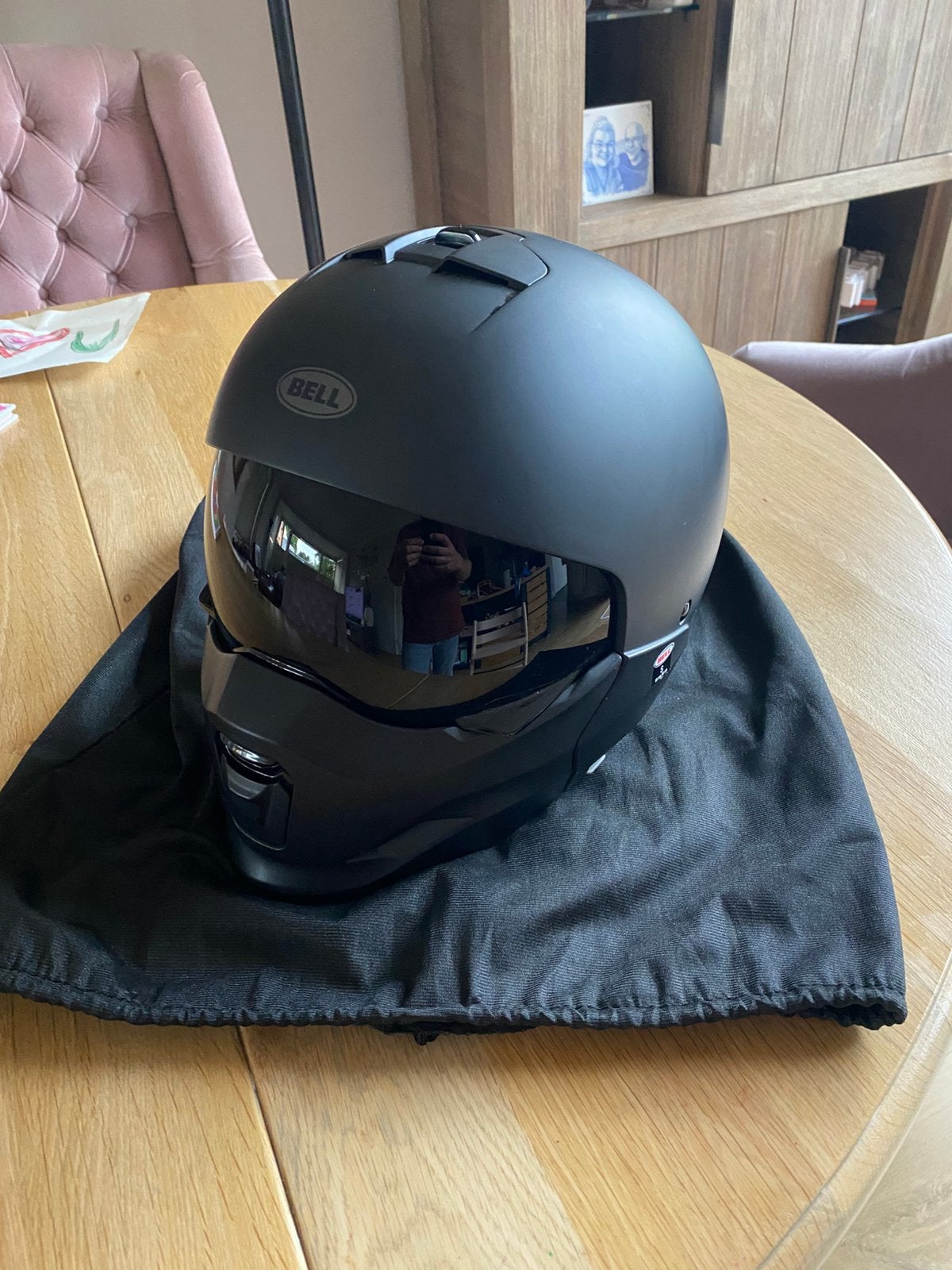 Bell Broozer helm maat S ZGAN, Motoren, Integraalhelm, S, Tweedehands, Ophalen
