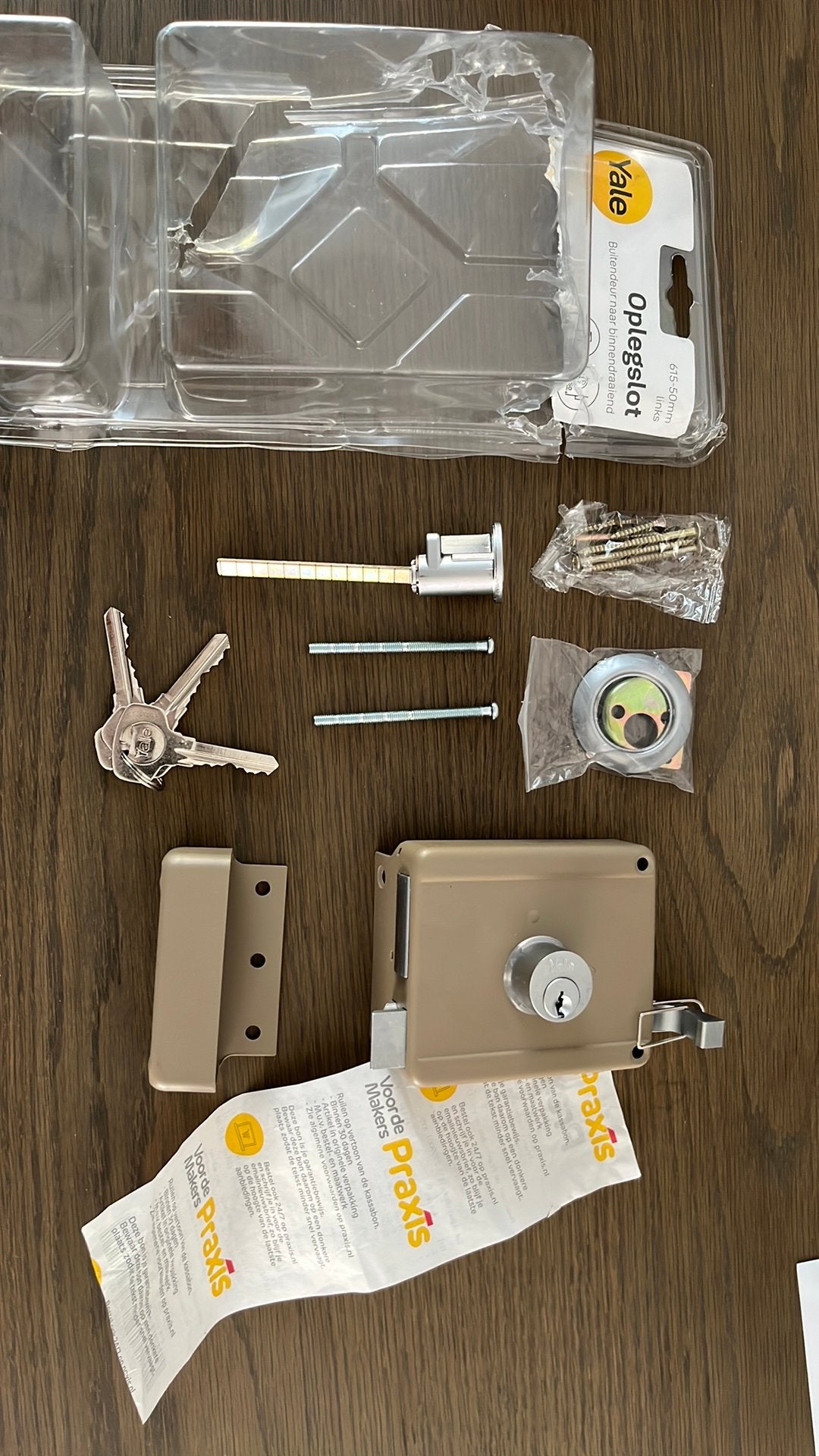 Yale Oplegslot Key, Ophalen, Zo goed als nieuw, Slot