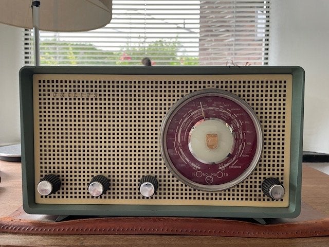 Vintage retro PHILIPS radio type B2X80U03, Ophalen of Verzenden, Gebruikt, Transistorradio