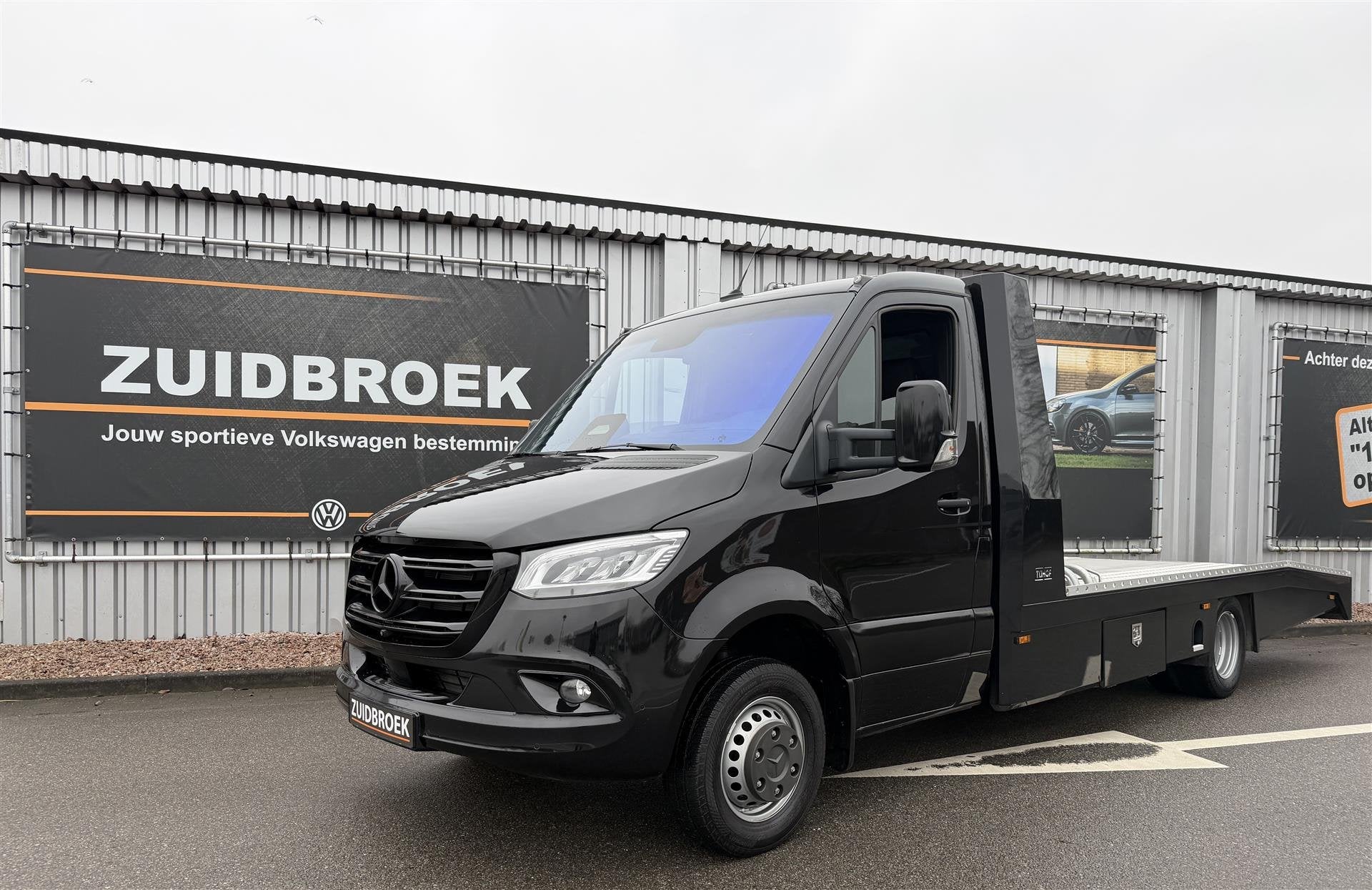 Mercedes-Benz Sprinter 2.0 Tijhof NIEUW! Luchtvering! Clima!, Automaat, Gebruikt, Overige modellen, Zwart