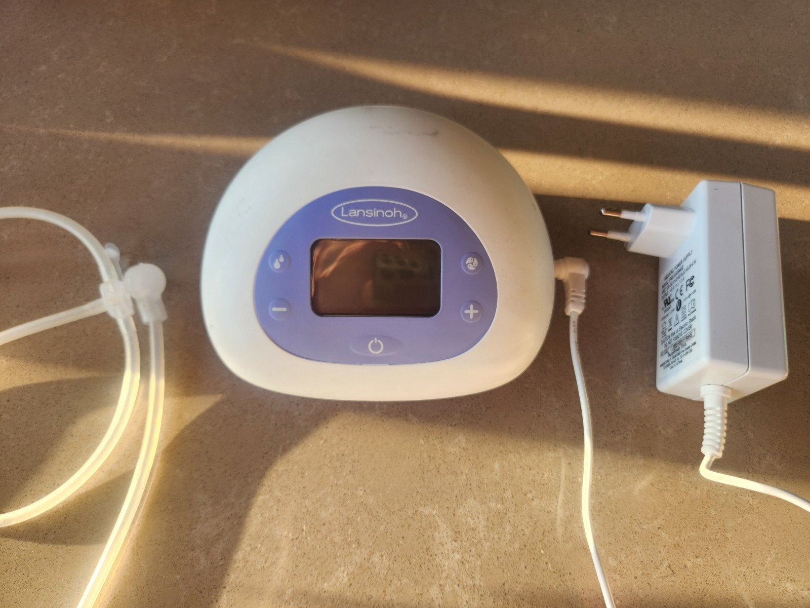 Lansinoh 2-in-1 Elektrische Dubbele Borstkolf + accessoires, Ophalen, Zo goed als nieuw