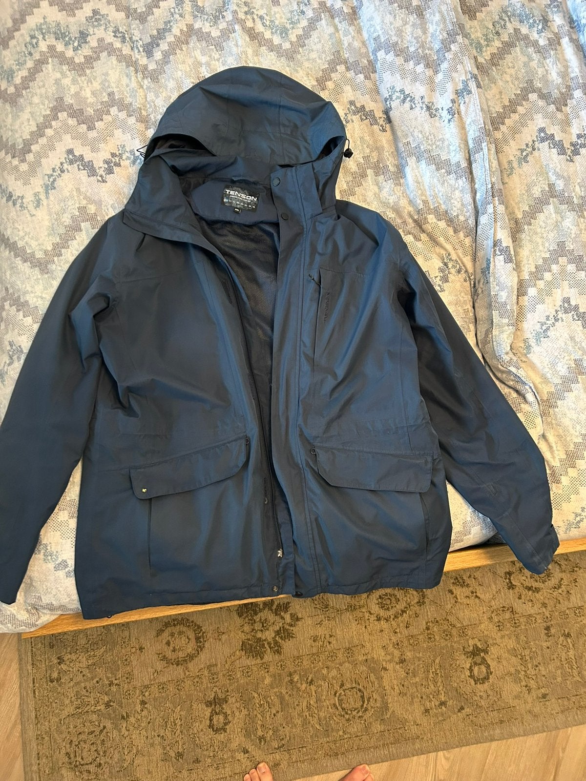 Te koop Tenson zomerjas xxl, Ophalen of Verzenden, Gedragen, Overige maten, Blauw