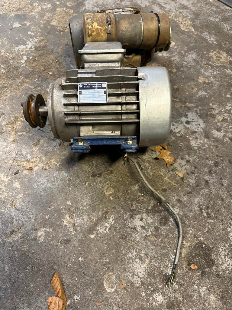 VEB Elektromotorenwerk Grünhain Elektromotor, Doe-het-zelf en Verbouw, Motoren, Ophalen, Gebruikt, Elektromotor, 1800 rpm of meer