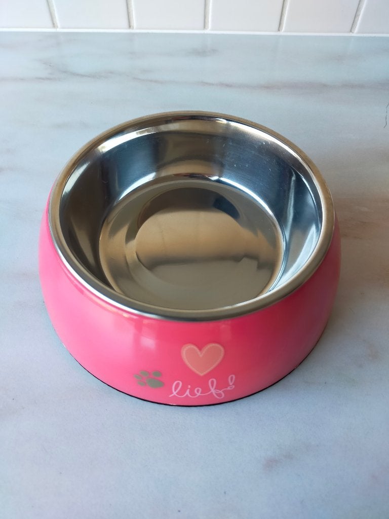 Lief Honden Voer/Drinkbak, Ophalen, Zo goed als nieuw