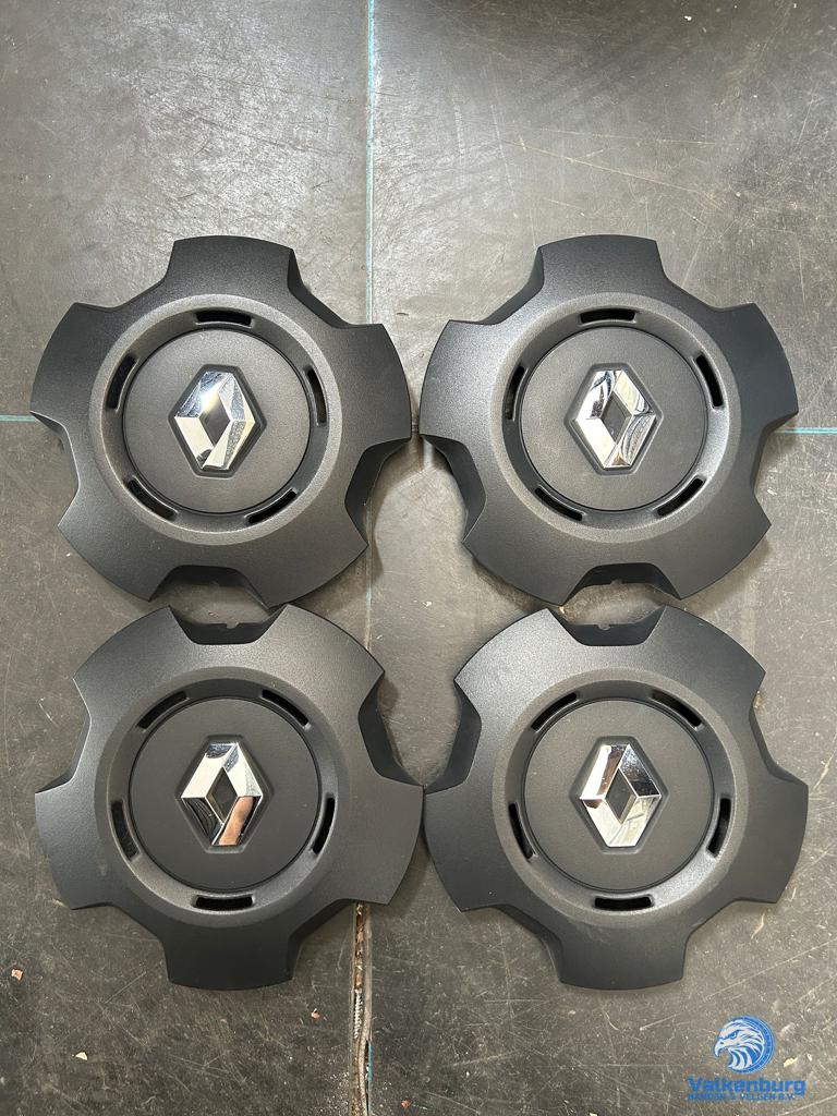 ORIGINELE Renault Trafic naafkap naafdop wieldop set zwart c