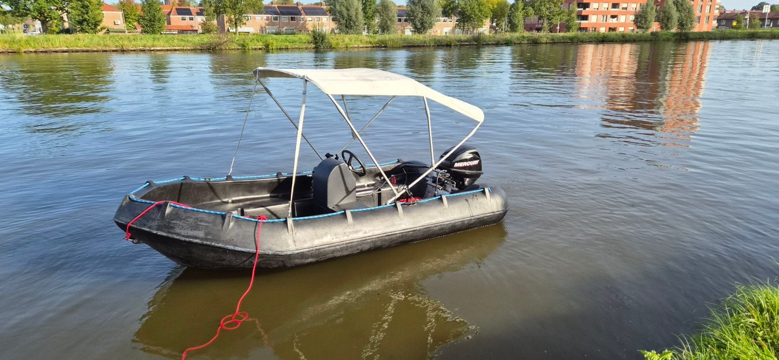 Whaly 370 met 20 PK Mercury elektrische start, Watersport en Boten, Benzine, Gebruikt, 4 m, 1.90 meter