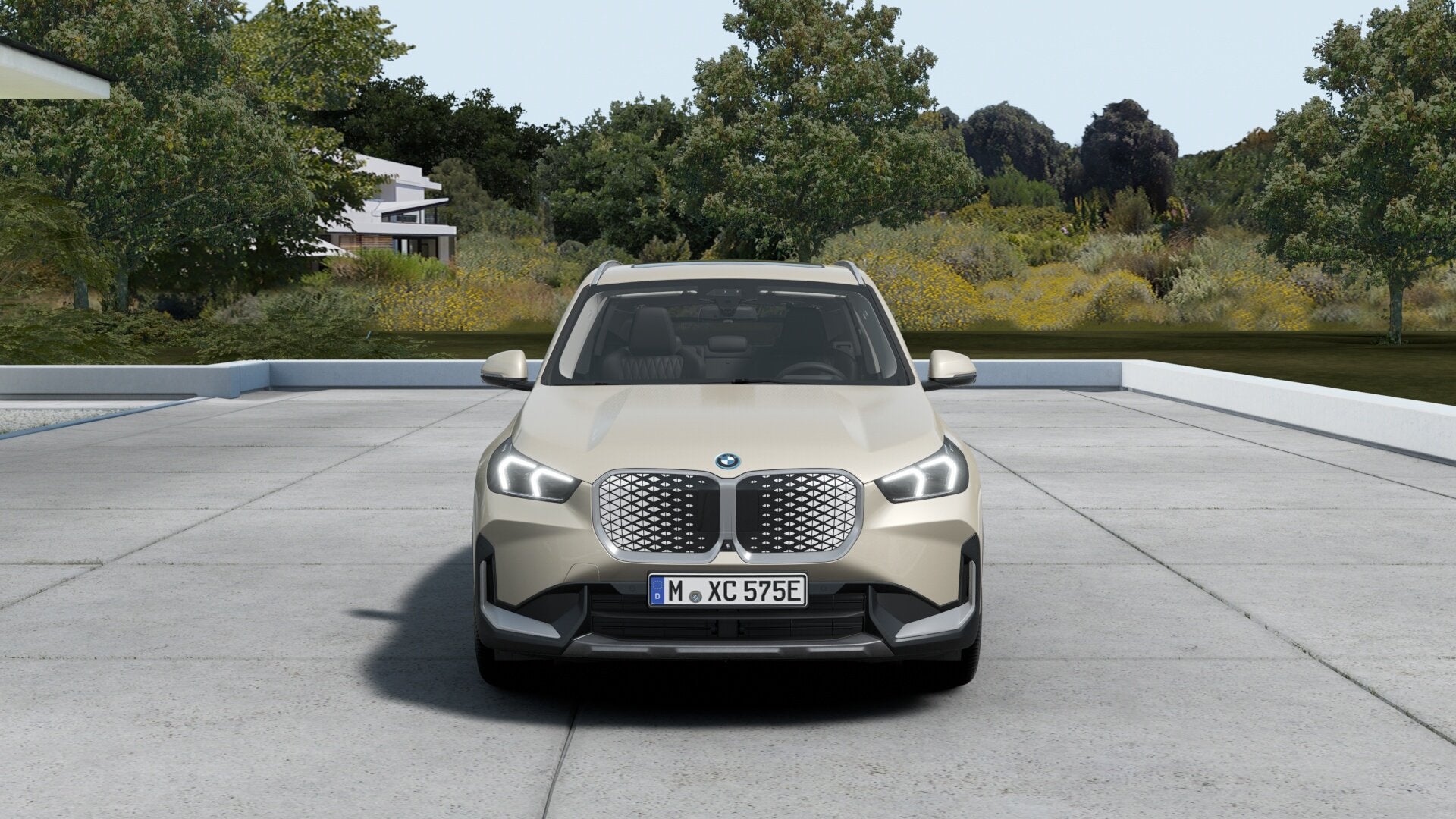BMW iX1 eDrive20 xLine / Panoramadak / Trekhaak / Sportstoel, Auto's, Zwart, Leder, Nieuw, SUV of Terreinwagen