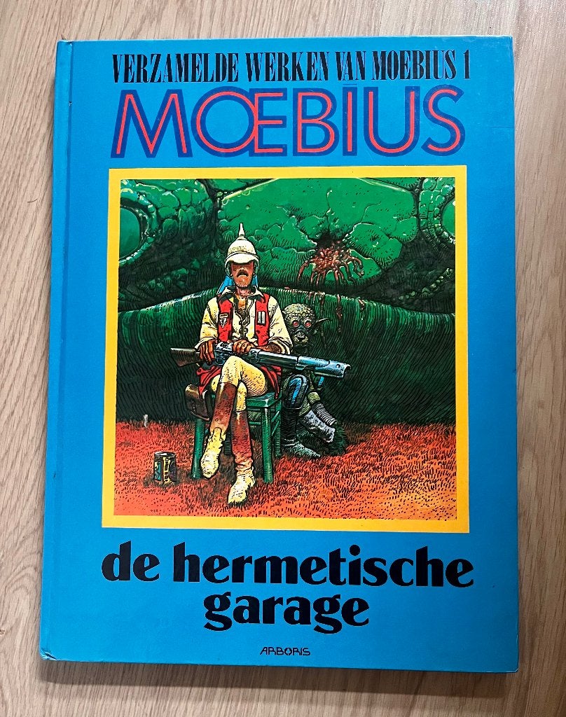 Moebius De Hermetische Garage - Verzamelde Werken 1, Eén stripboek, Ophalen of Verzenden, Gelezen, Moebius