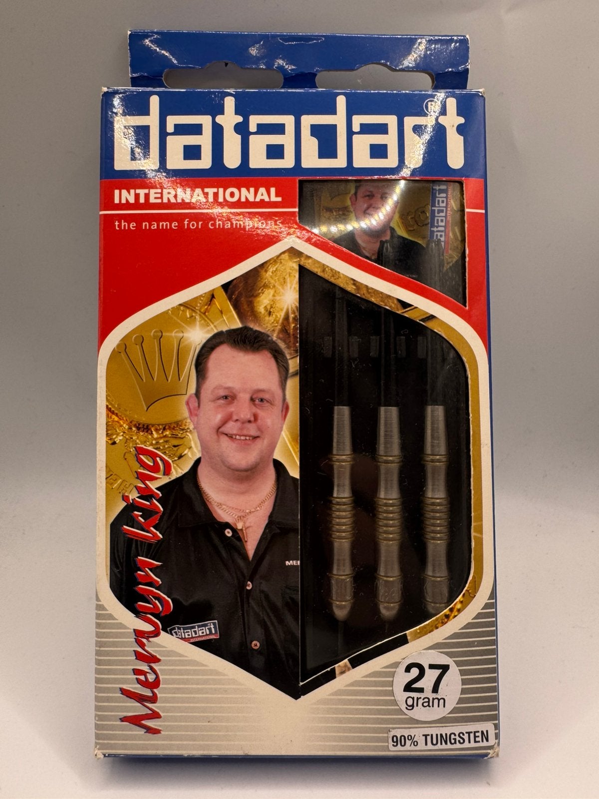 Datadart Mervyn King 27 Gram Dartpijlen, Sport en Fitness, Darts, Ophalen of Verzenden, Zo goed als nieuw, Nvt, Pijlen