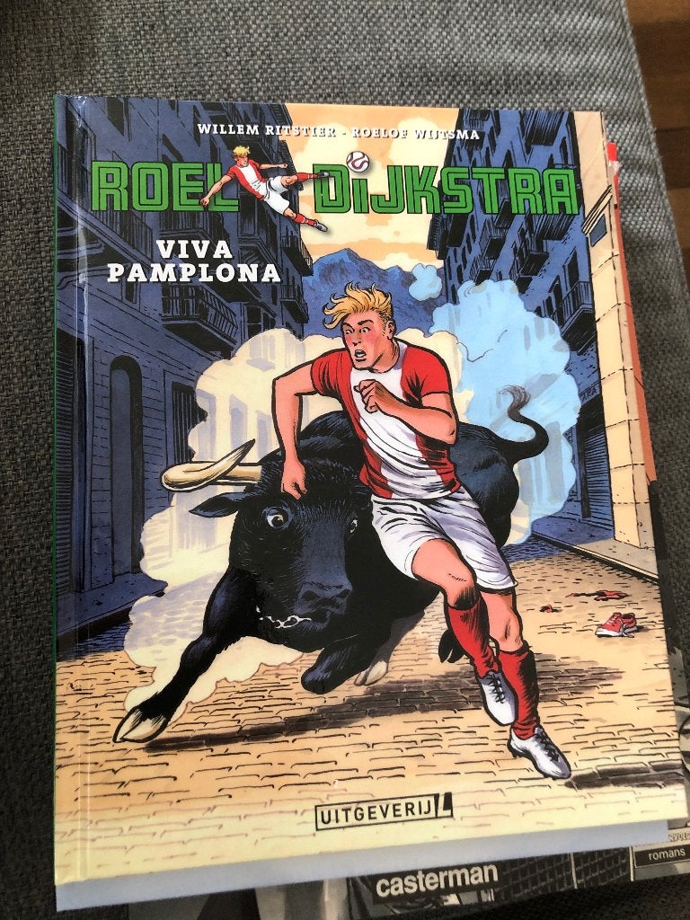 Roel dijkstra viva pamplona hardcover h1, Boeken, Eén stripboek, Ophalen of Verzenden, Zo goed als nieuw