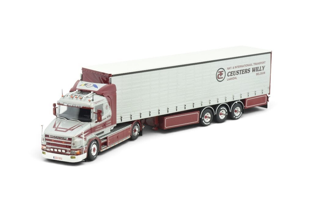 TEKNO SCANIA 4 SERIE TORPEDO  TAUTLINER  WILLY CEUSTERS, Ophalen of Verzenden, Nieuw, Bus of Vrachtwagen, Tekno