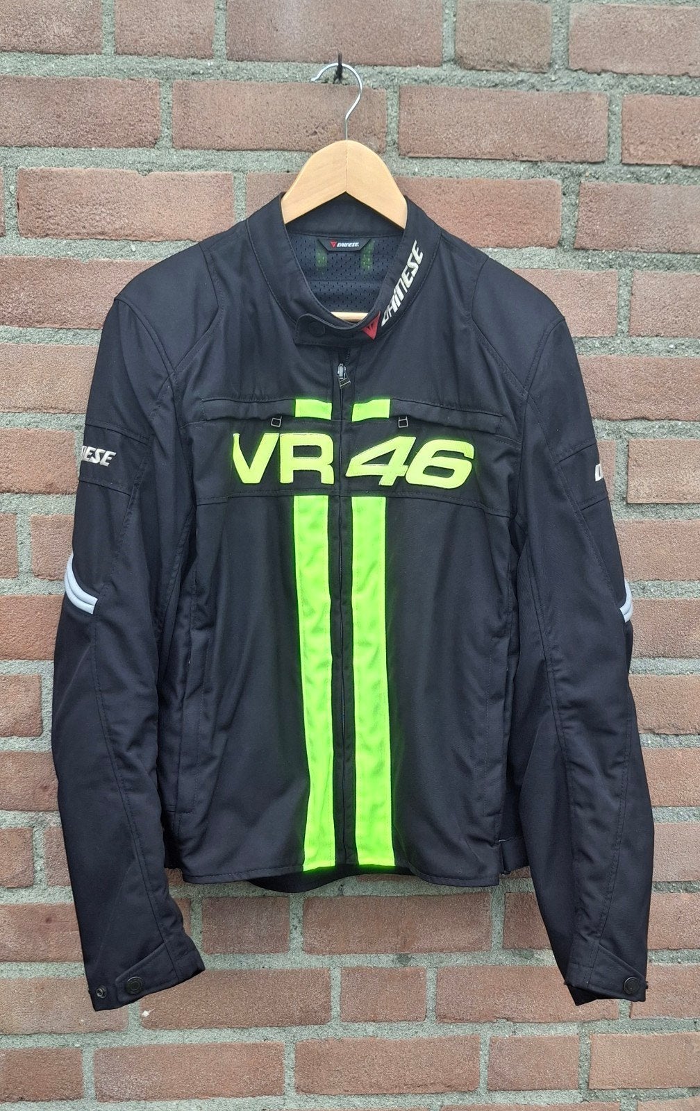 Dainese Rossi VR46 Zomer Motorjas Maat 54 (XL), Motoren, Kleding | Motorkleding, Dainese, Jas | textiel, Heren, Ophalen of Verzenden