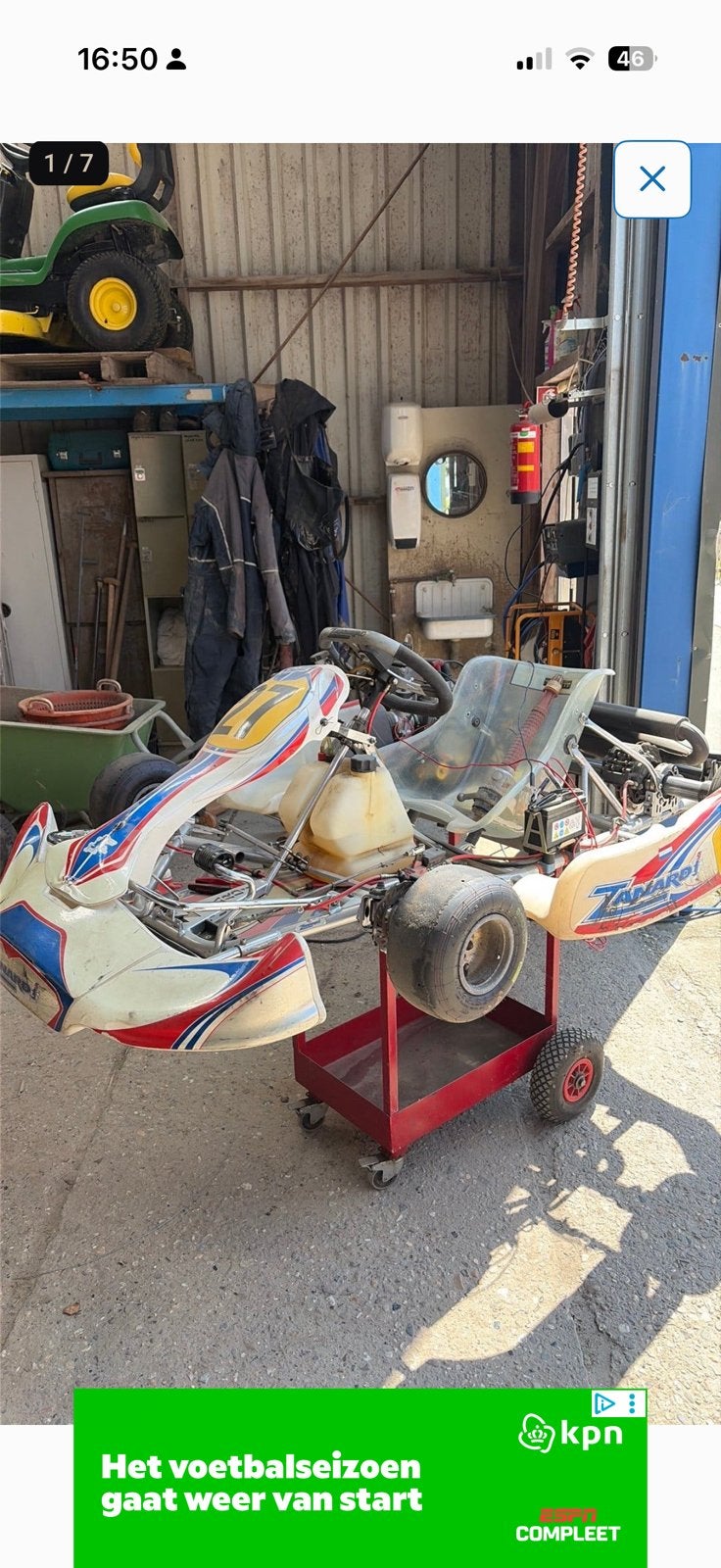Rotax max senior kart kartframe rotax blok, Ophalen of Verzenden, Zo goed als nieuw, Kart