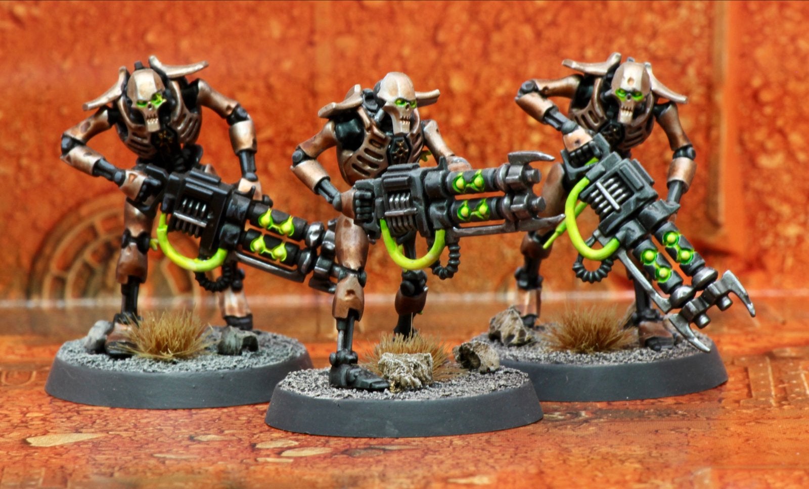 Warhammer 40K Necron warriors (10 stuks), Verzenden, Gebruikt