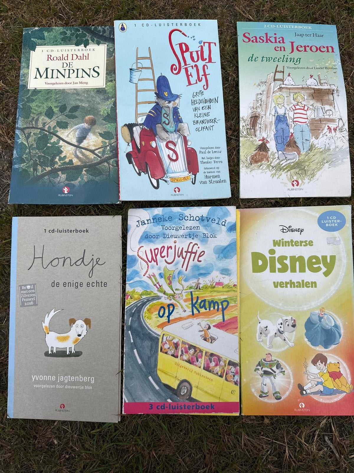 6 Luisterboeken voor kinderen: Roald Dahl, Disney, etc., Boeken, Ophalen of Verzenden, Cd, Kind