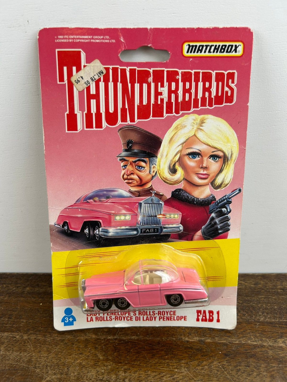 Matchbox FAB 1 Thunderbirds Lady Penelope’s Rolls Royce, Ophalen of Verzenden, Zo goed als nieuw, Auto, Matchbox