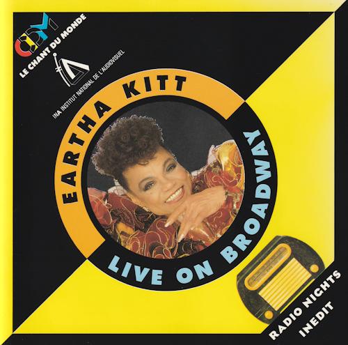 Eartha Kitt - Live On Broadway (CD), Ophalen of Verzenden, 1980 tot heden, Gebruikt, Jazz