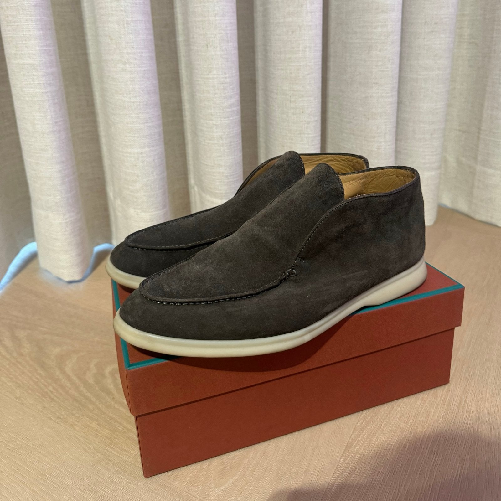 Loro Piana Polacchino Open Walk  Maat 41,5 - Origineel, Ophalen of Verzenden, Zo goed als nieuw, Overige kleuren, Boots