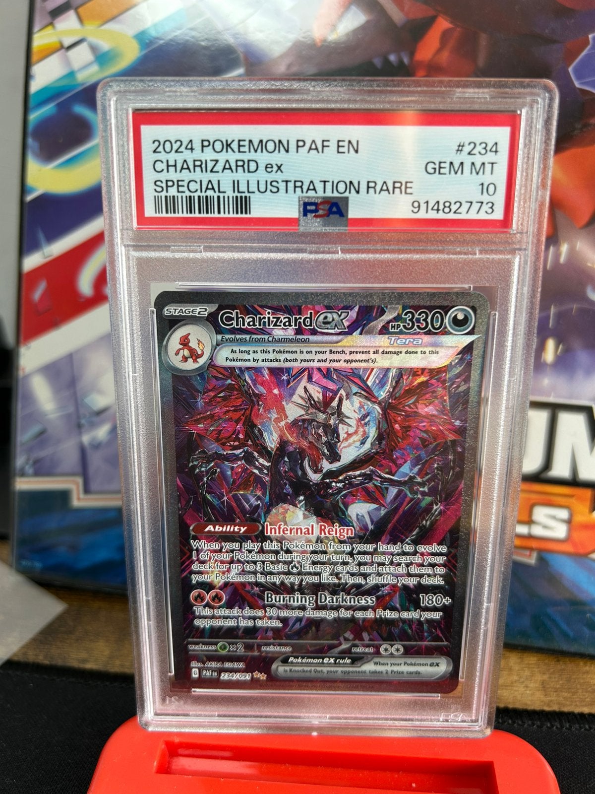 Charizard ex 234 PSA 10, Ophalen of Verzenden, Nieuw