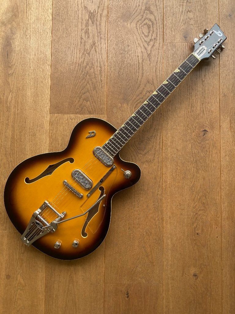 Duesenberg Gran Majesto Single Cutaway, Ophalen, Zo goed als nieuw, Semi-solid body, Overige merken