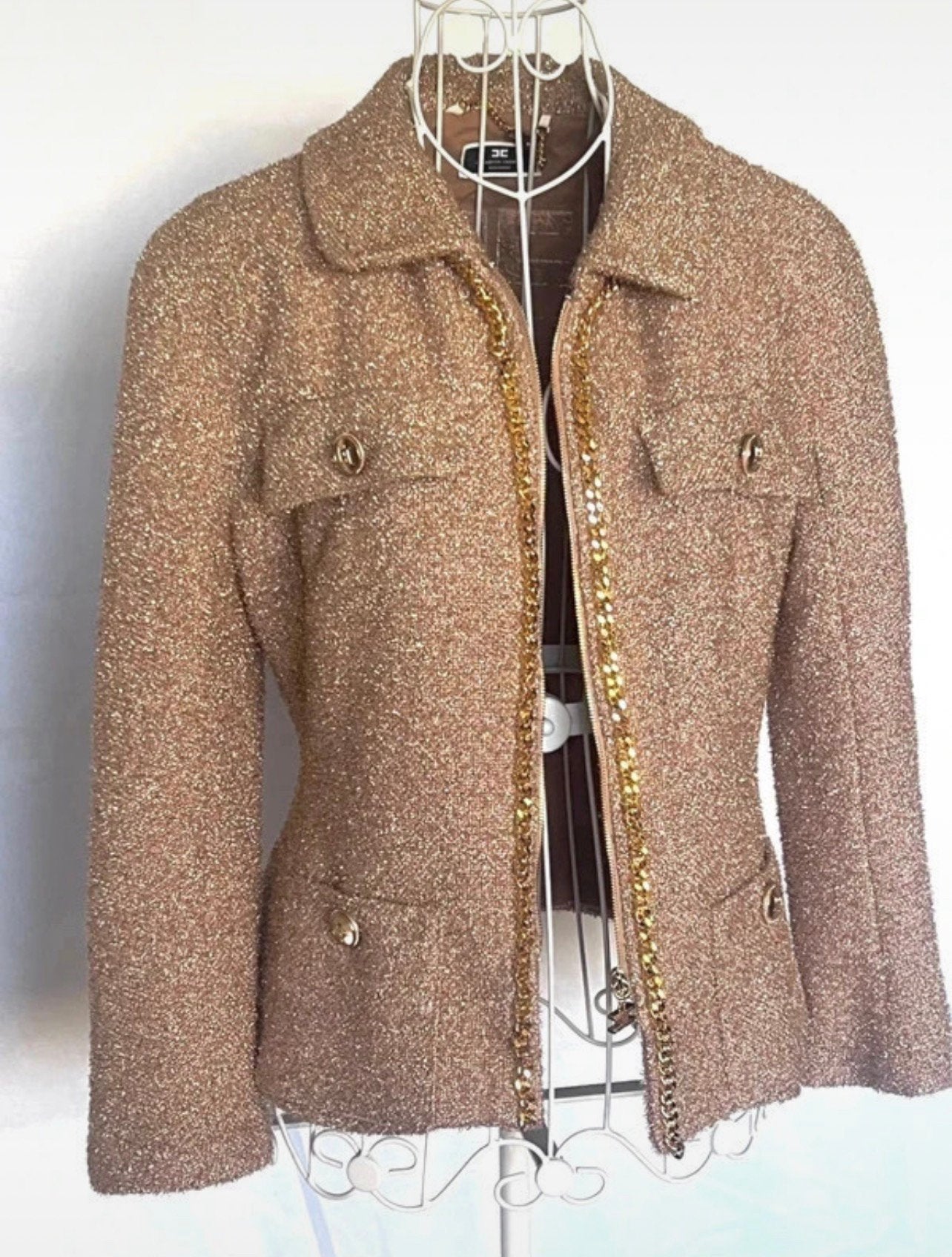 Elisabetta Franchi blazer, Ophalen of Verzenden, Zo goed als nieuw, Maat 38/40 (M), Zwart