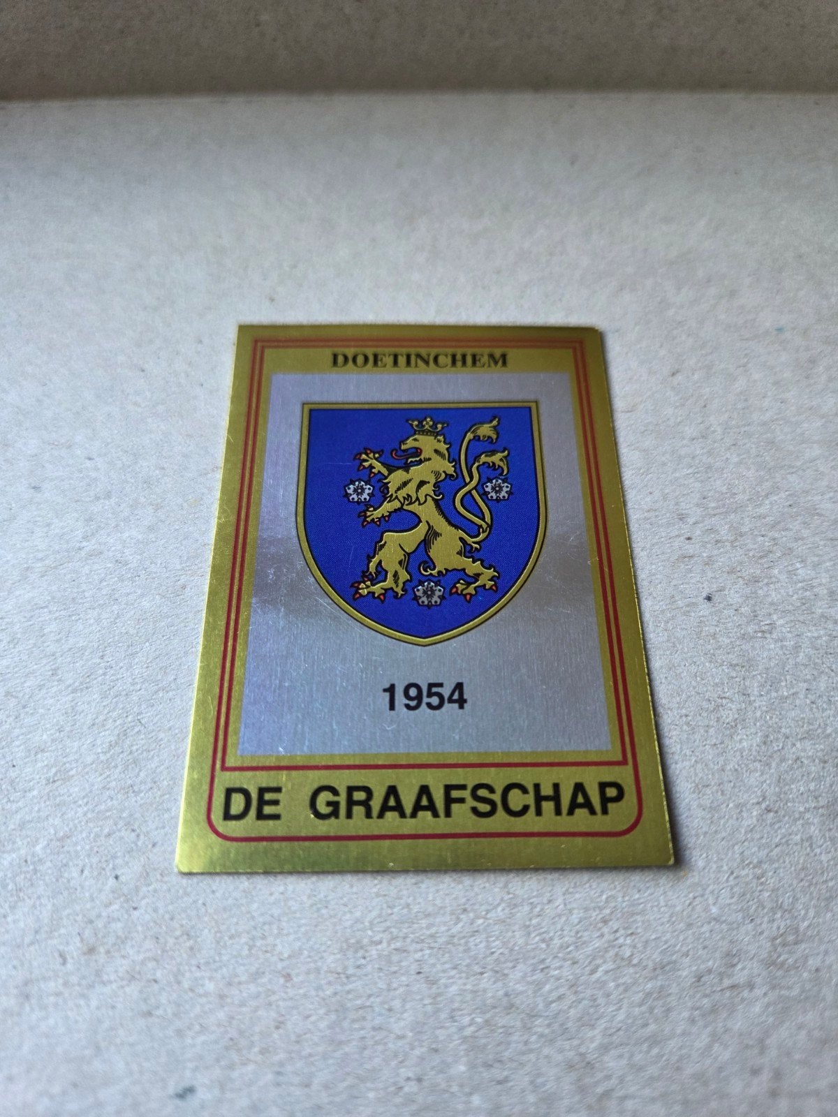 Panini Voetbal 85, Ophalen of Verzenden, Zo goed als nieuw, Sticker