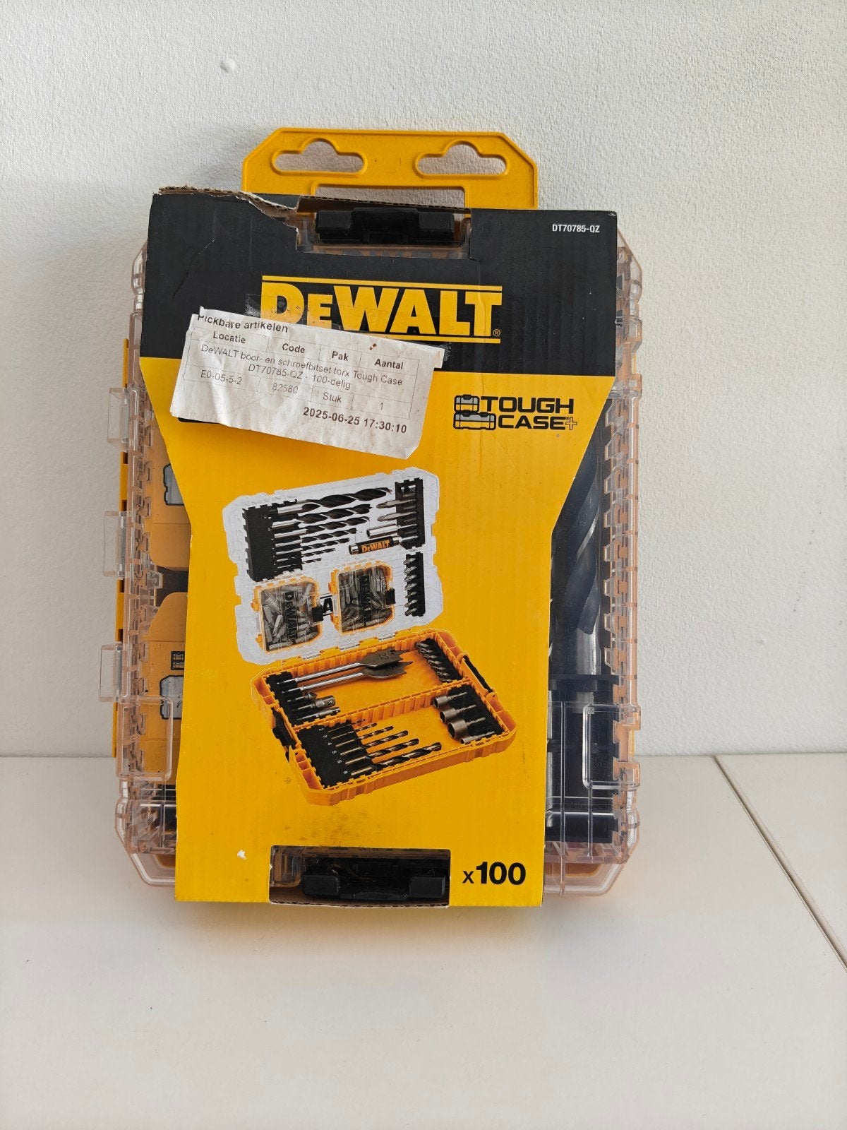 DeWalt DTT07965-QZ Boor- en Bitset - 100-delig, Ophalen of Verzenden, Nieuw, Overige typen