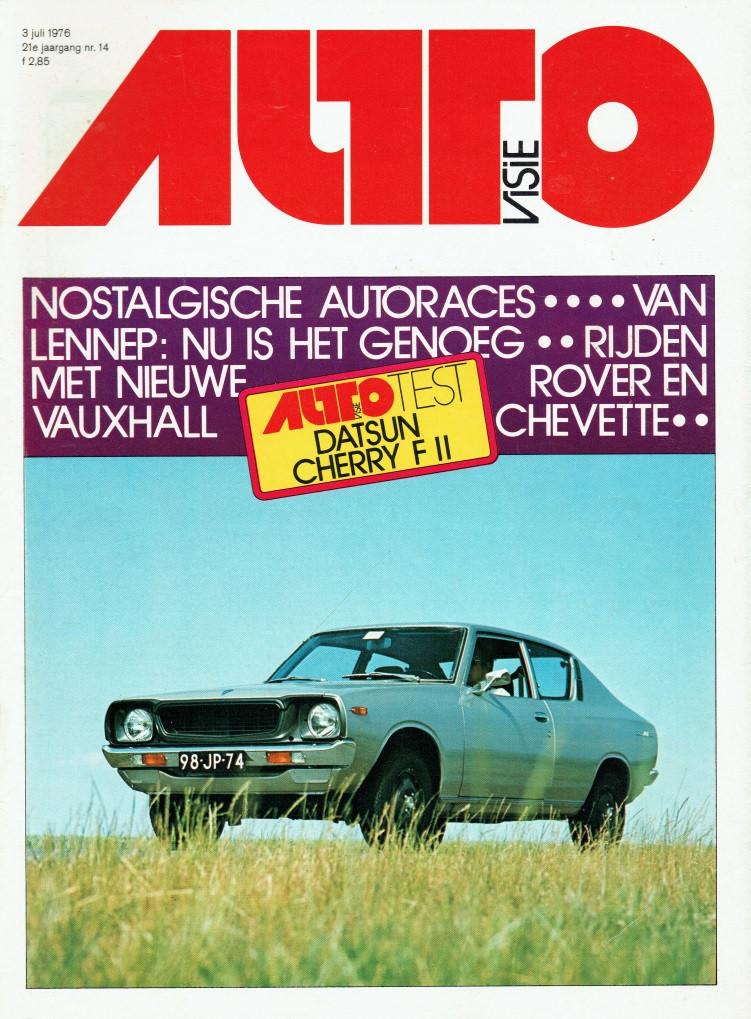 Autovisie 1976 nr. 14 (o.a. Datsun Cherry 100A FII), Verzenden, Gelezen, Algemeen