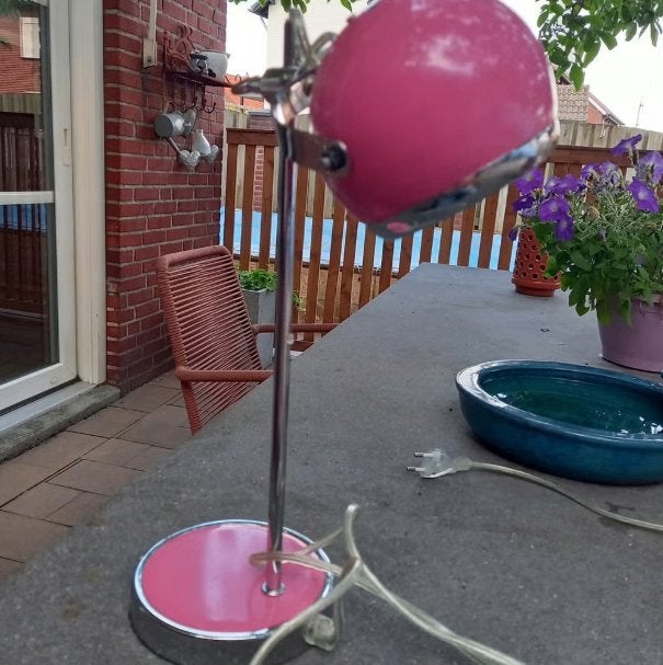 Vintage Oogbol lamp, Ophalen of Verzenden, Vintage