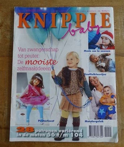 Knippie baby nummer 5 winter 2005 maat 56 t/m 104, Verzenden, Zo goed als nieuw, Kind, Knippie