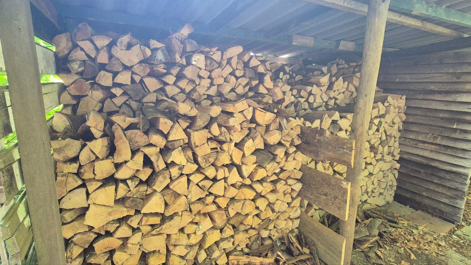 Haardhout eiken, Tuin en Terras, Haardhout, Minder dan 3 m³, Ophalen of Verzenden