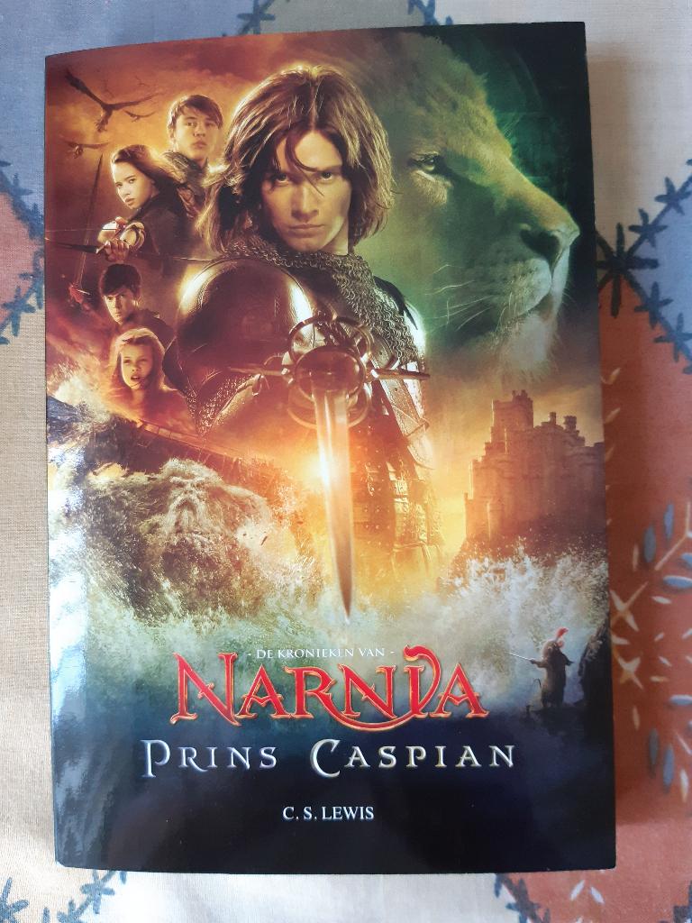 C.s.lewis narnia prins caspian boek + dvd bonus materiaal, Ophalen, Gelezen, C.s.lewis