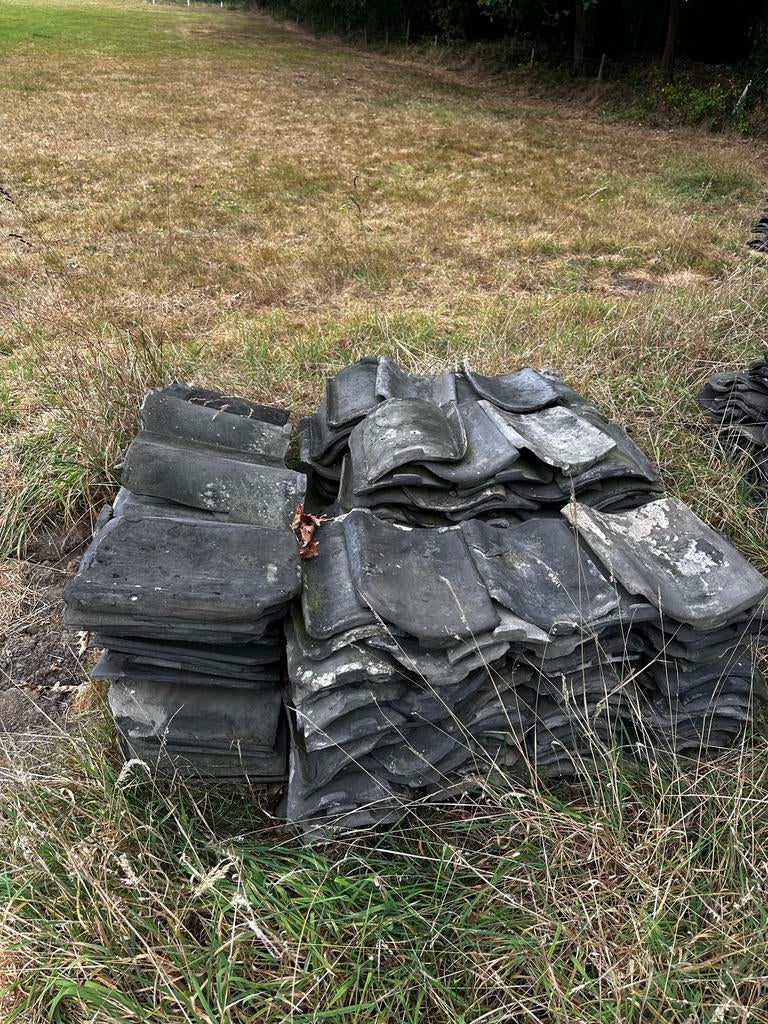 Oud hollandse dakpannen 1400 stuks, Ophalen, Steen of Klei, Zwart, Zo goed als nieuw