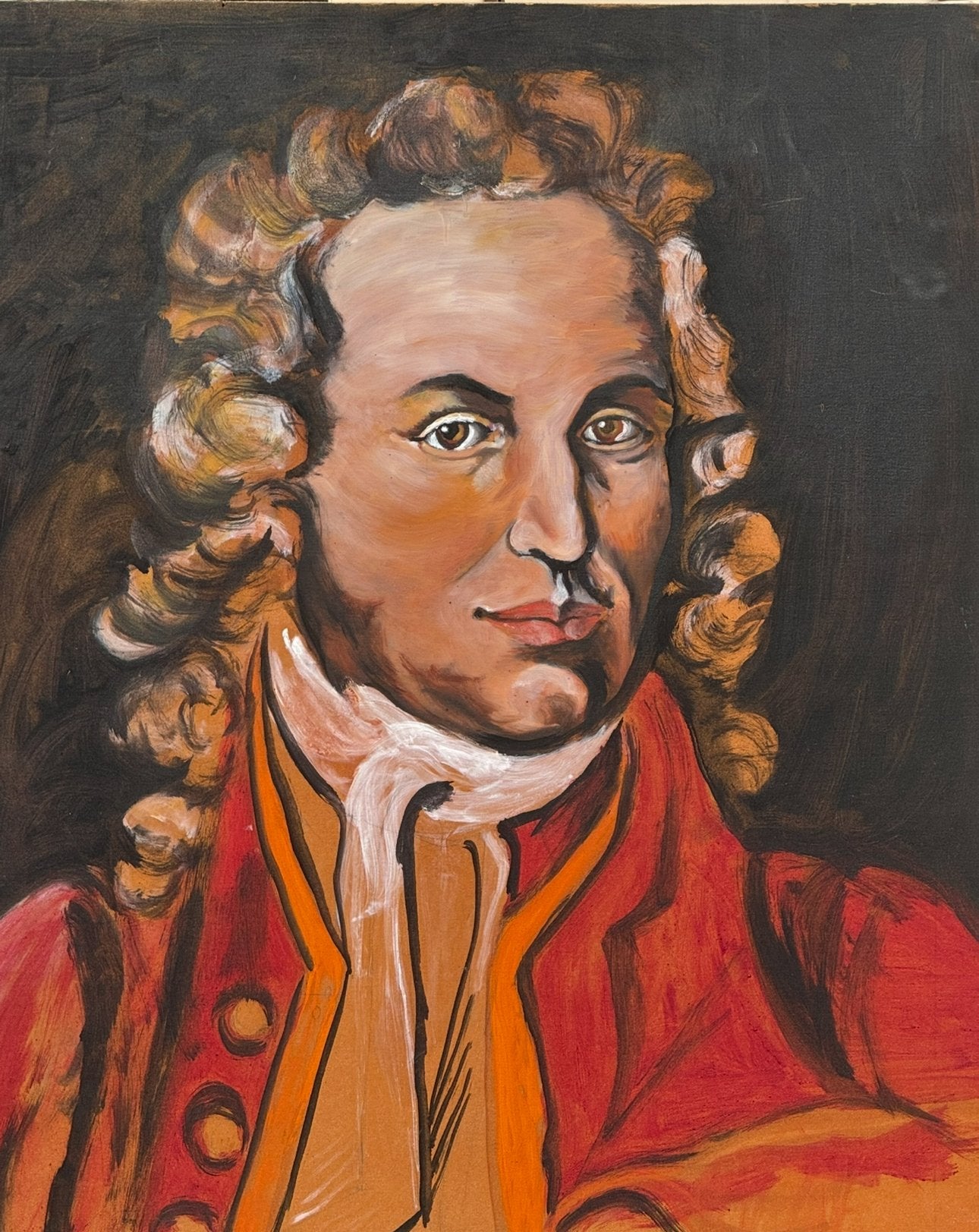 Schilderij J.S Bach, Ophalen