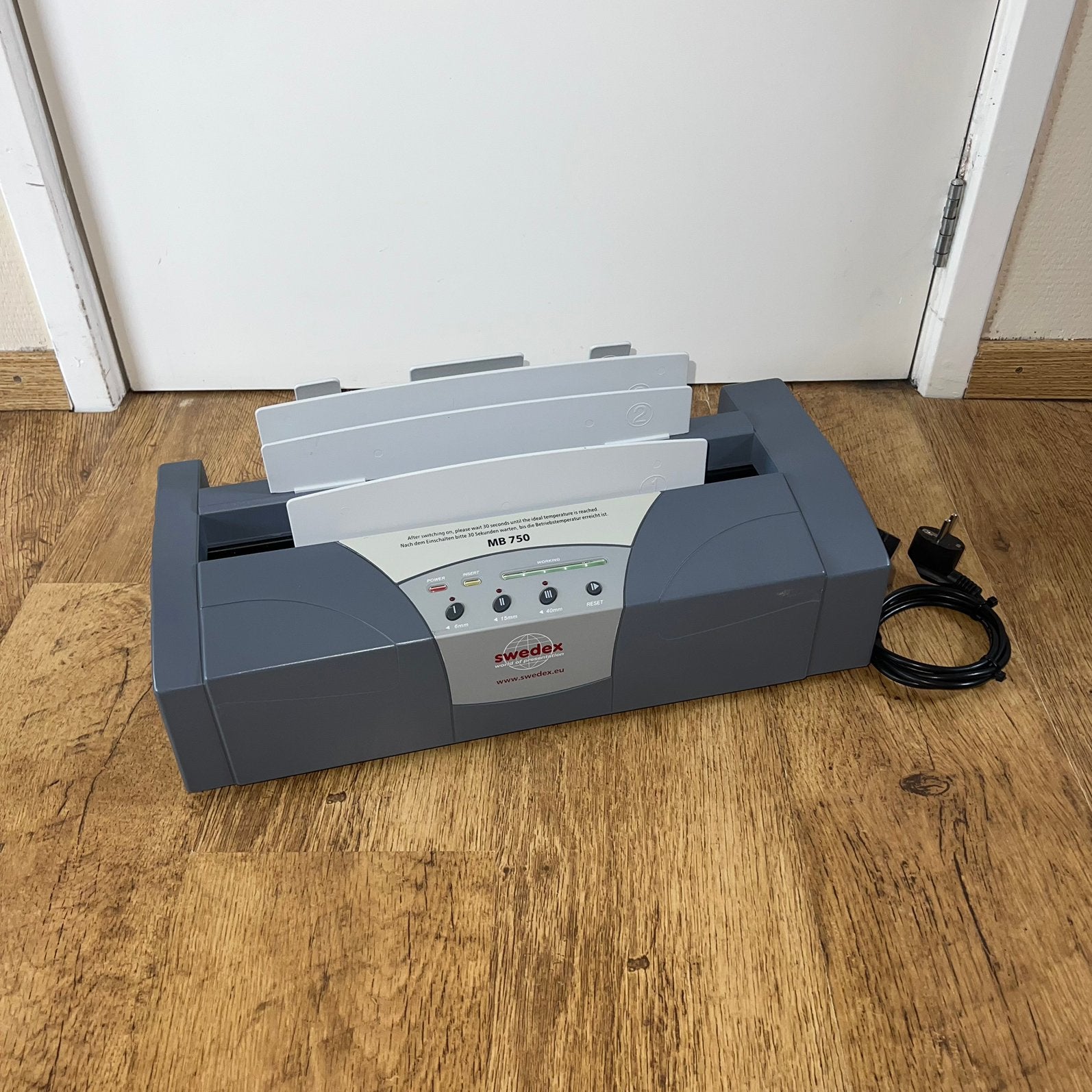 Swedex MB750 Thermobindmachine – Professioneel inbinden A4, Diversen, Bureau-accessoires, Gebruikt, Ophalen of Verzenden