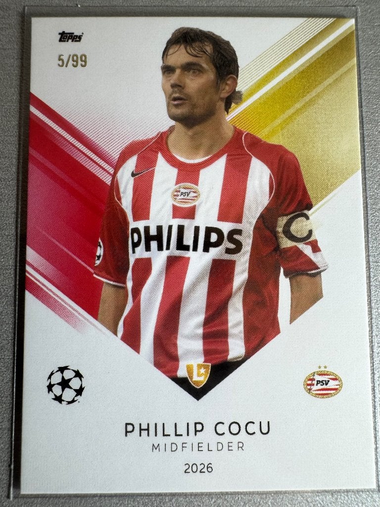 Phillip Cocu Topps /99, Verzenden, Zo goed als nieuw, Plaatje