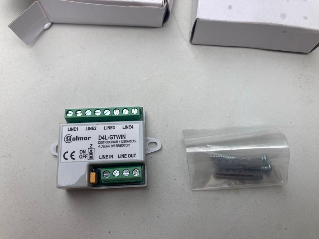 Golmar splitter 1 ingang, vier uitgangen, - d4l-gtwin Nieuw, Ophalen of Verzenden, Nieuw