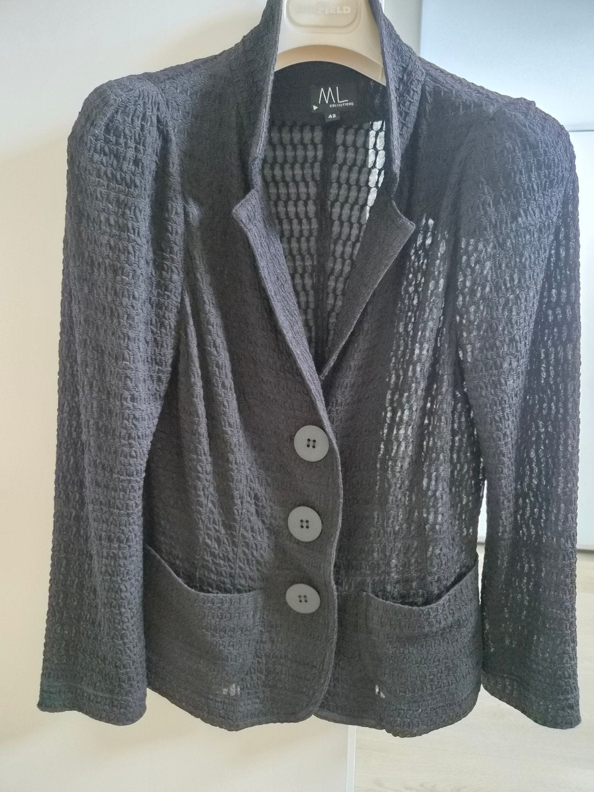 Mooie blazer van ML Collections. Nieuw. Maat 40. Zwart., Maat 38/40 (M), Zwart, Nieuw, Ophalen of Verzenden