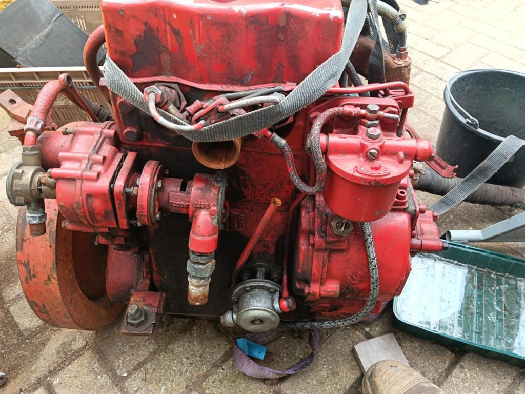 Bukh scheepsdieselmotor, Ophalen, Gebruikt