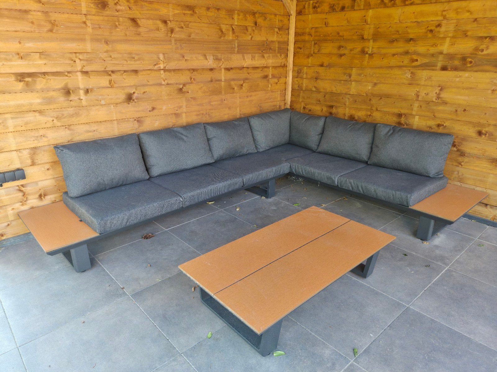 Grote hoek lounge set  LUX outdoor living Nevada, Tuin en Terras, Tuinsets en Loungesets, Ophalen, 6 zitplaatsen, Bank, Loungeset