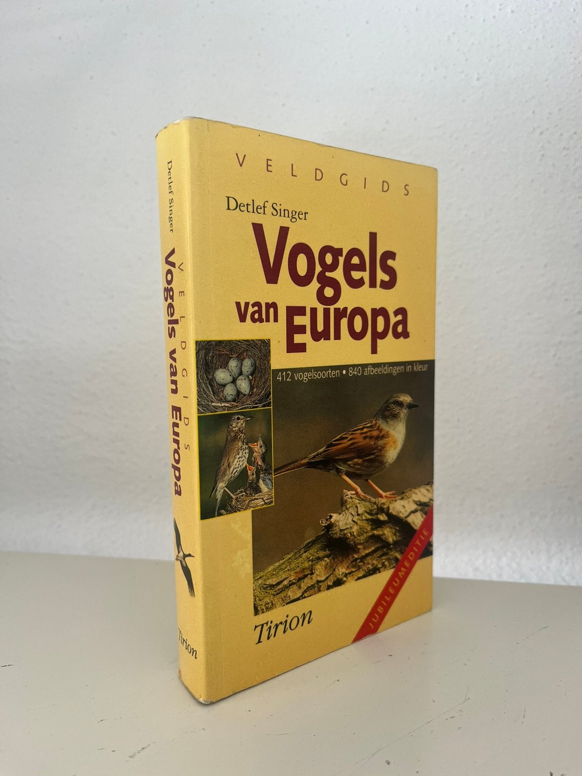 Vogels van Europa - vogel gids - Detlef Singer / Tirion, Boeken, Ophalen of Verzenden, Zo goed als nieuw, Vogels