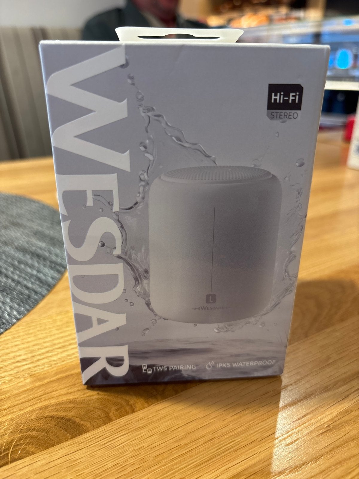 WESDAR Draagbare Bluetooth Speaker - Hi-Fi Stereo & IPX5, Audio, Tv en Foto, Overige merken, Nieuw, Ophalen of Verzenden, Draagbare speaker