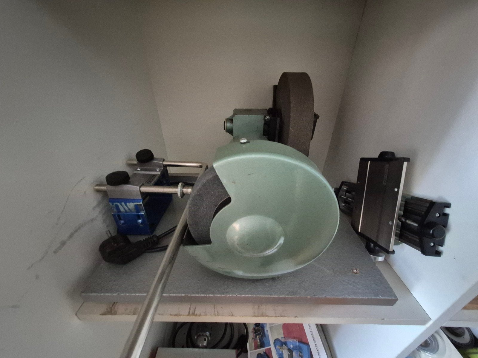 Bluelion slijpmachine incl. Tormek BGM 100, Doe-het-zelf en Verbouw, Ophalen, Minder dan 700 watt, Werkbankslijpmachine