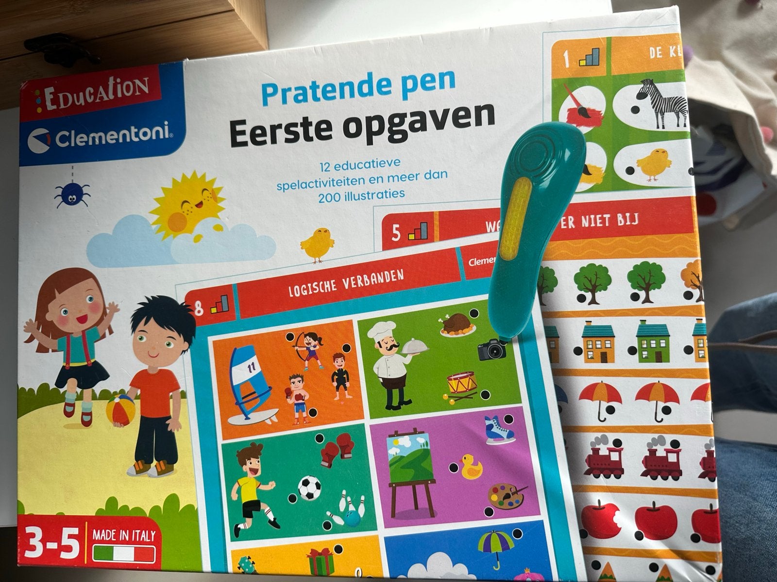 Clementoni Praten Pen Eerste Opgaven Educatief Spel, Kinderen en Baby's, Ophalen of Verzenden, Zo goed als nieuw, Knutselen
