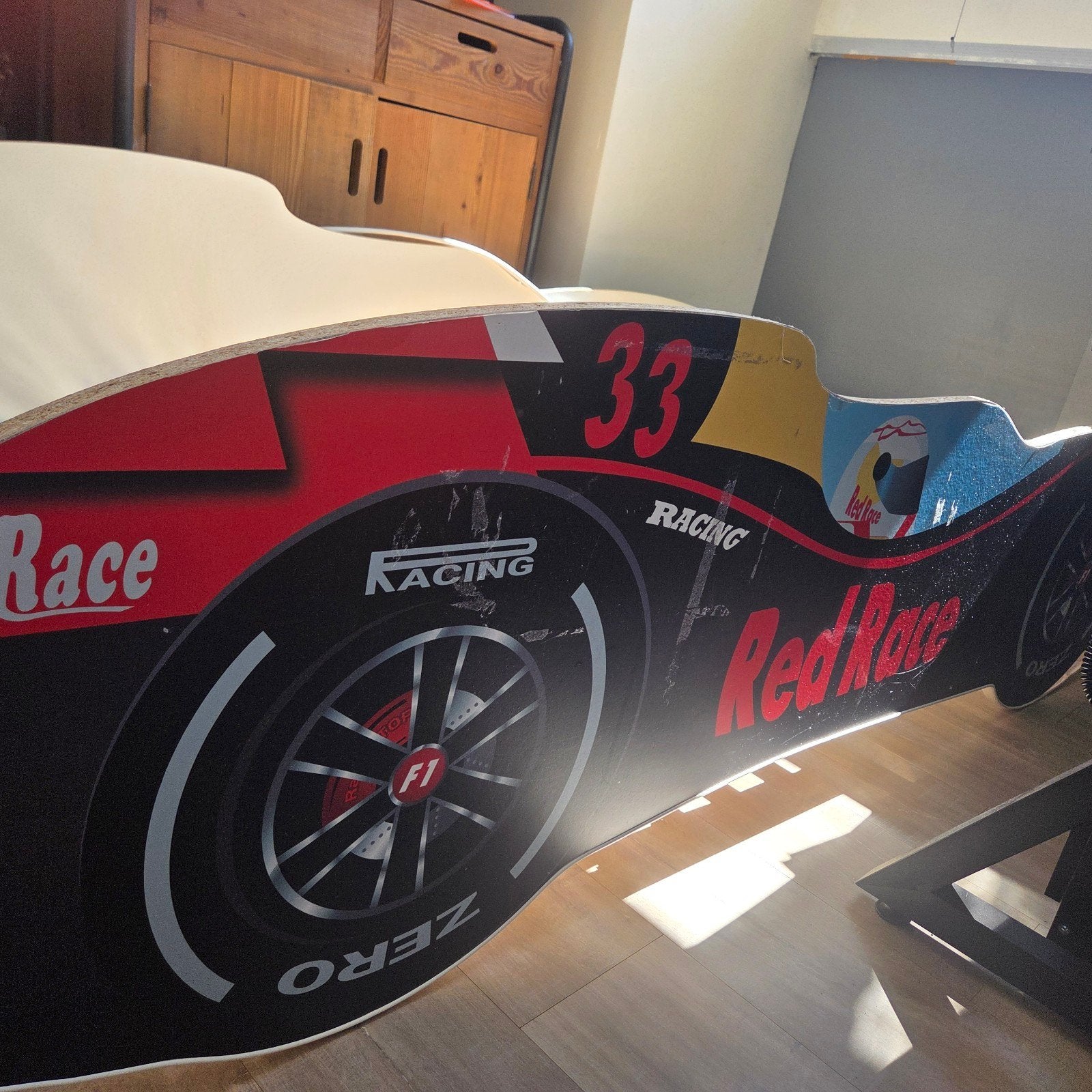 race bed, Ophalen of Verzenden, Gebruikt, 180 cm of meer, 85 tot 100 cm