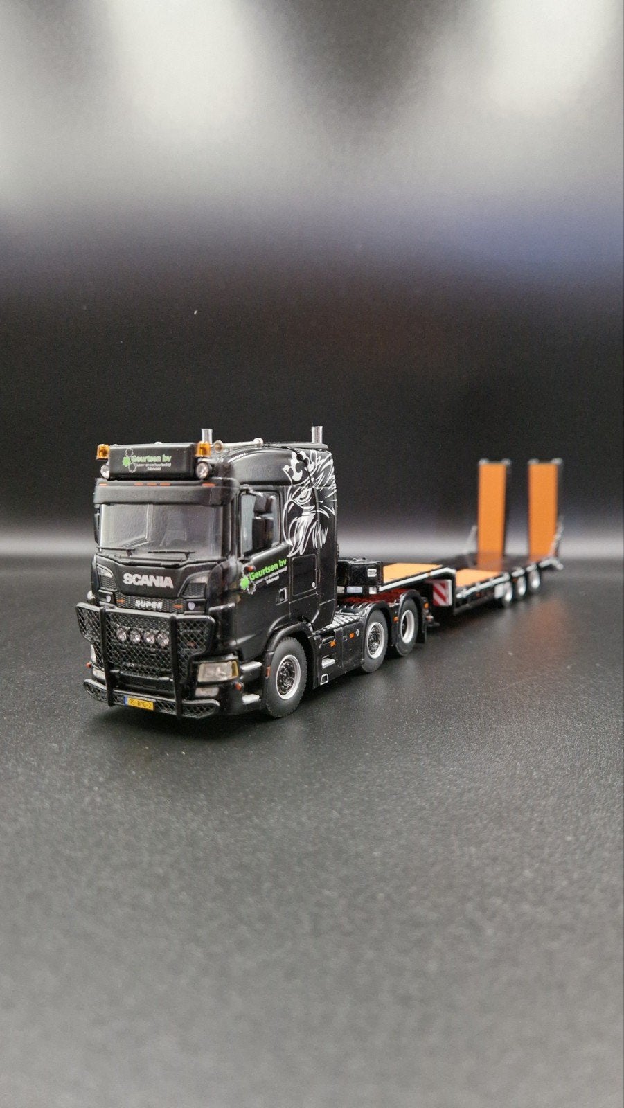 Wsi | Geurtsen - Scania, Hobby en Vrije tijd, Modelauto's | 1:50, Ophalen of Verzenden, Zo goed als nieuw, Bus of Vrachtwagen