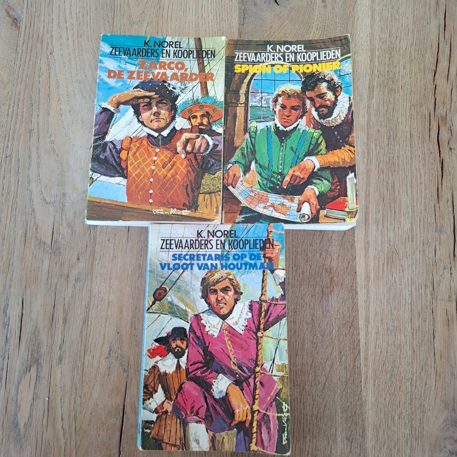 K.Norel zeevaarders en kooplieden deel 1,2 en 3, Ophalen of Verzenden, Gelezen