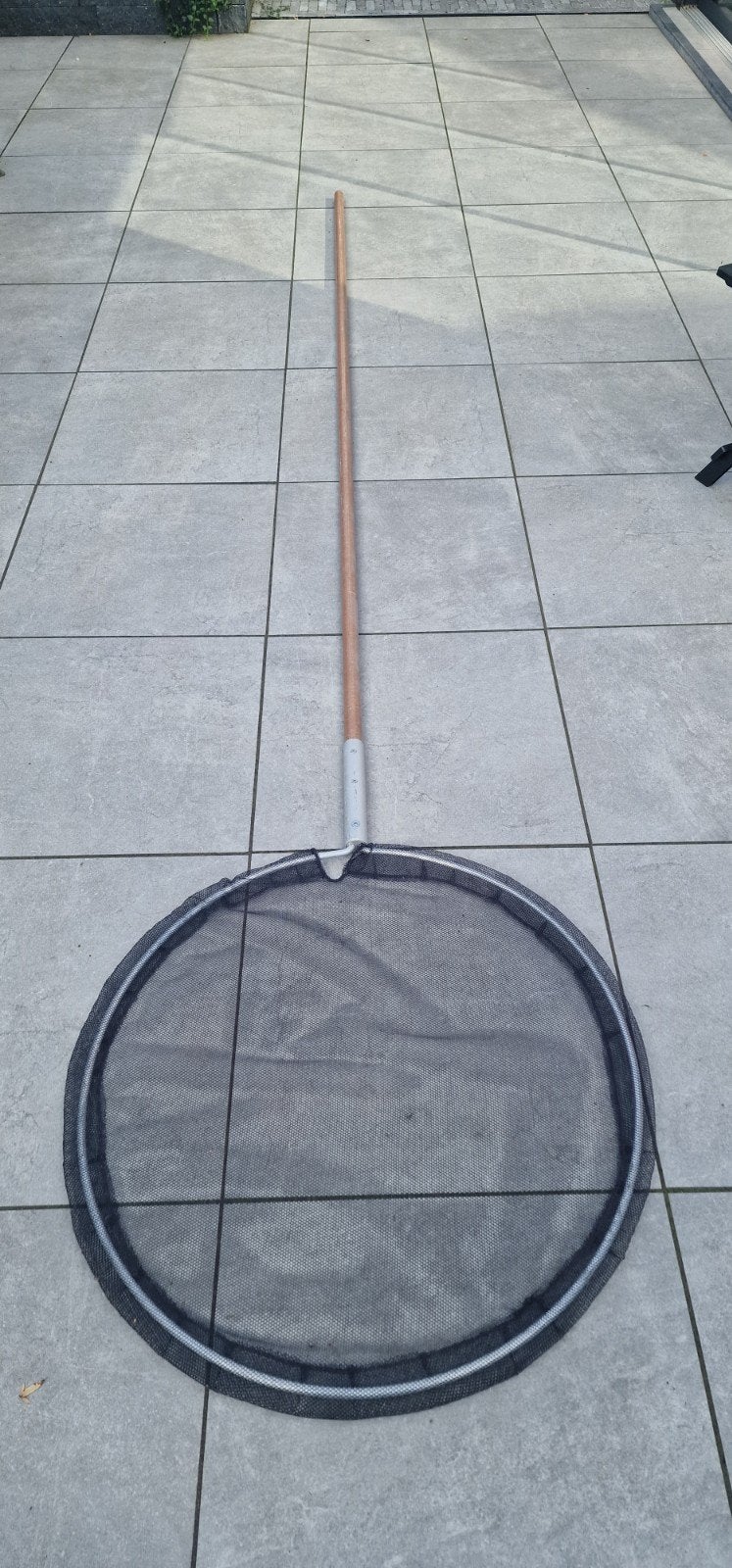Groot vijvernet met lange steel glasviber 4 meter 90cm net, Ophalen, Gebruikt, Vijvernet
