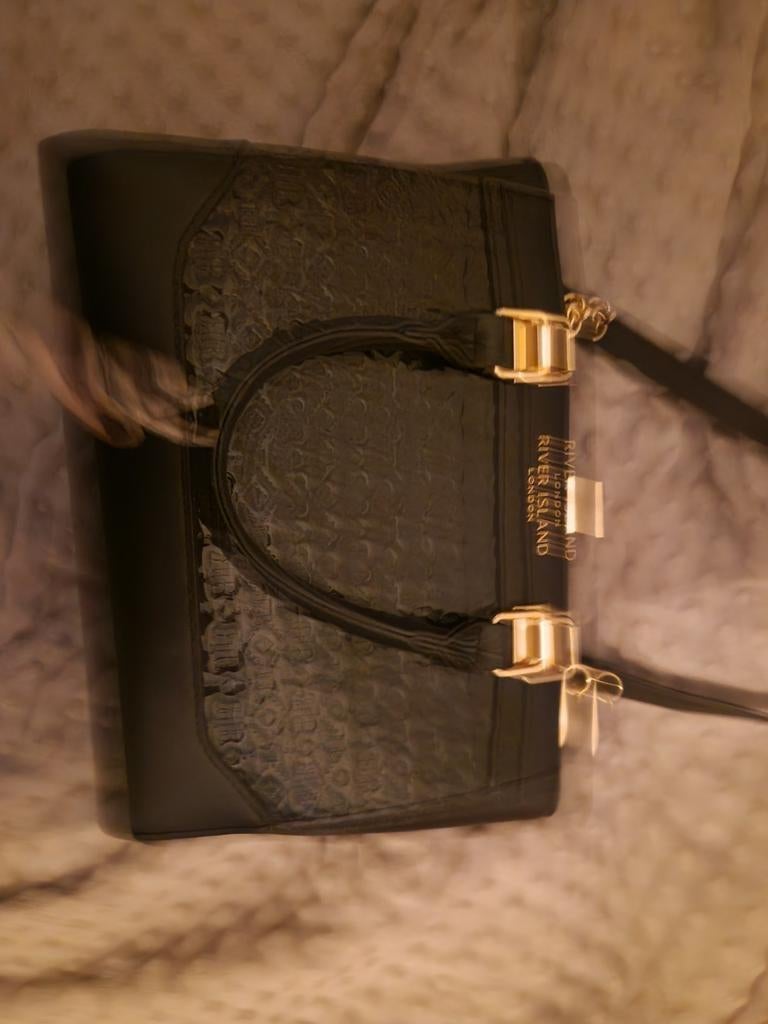 River Island tas, Sieraden, Tassen en Uiterlijk, Tassen | Damestassen, Ophalen of Verzenden, Zo goed als nieuw, Zwart